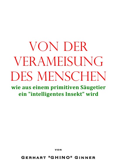 'Cover von von der Verameisung des Menschen'-Cover