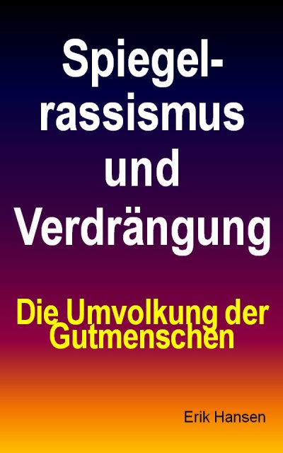 'Spiegelrassismus und Verdrängung'-Cover