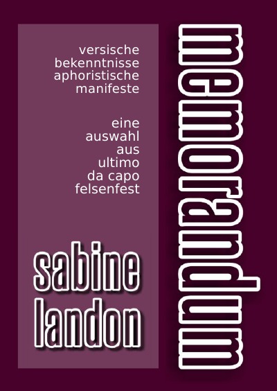 'Cover von memorandum'-Cover