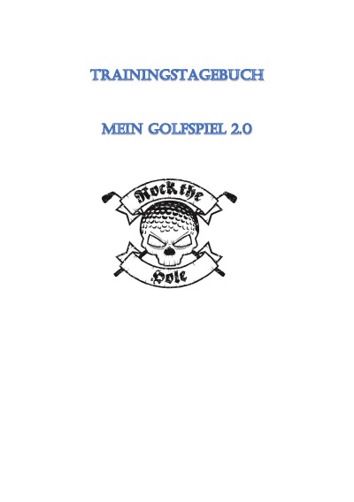 'Cover von Trainingstagebuch für Golfspieler'-Cover