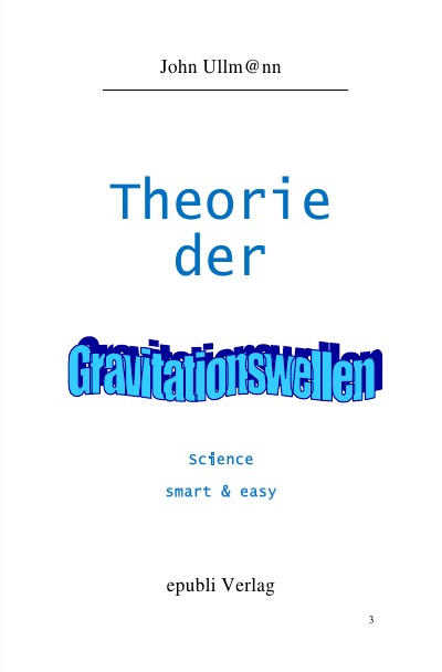 'Theorie der Gravitationswellen'-Cover