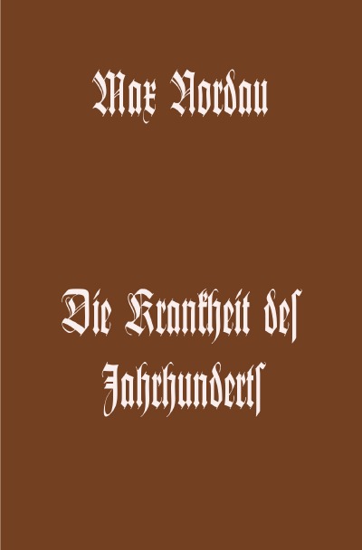 'Cover von Die Krankheit des Jahrhunderts'-Cover