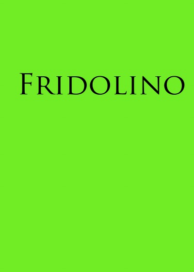 'Fridolino'-Cover