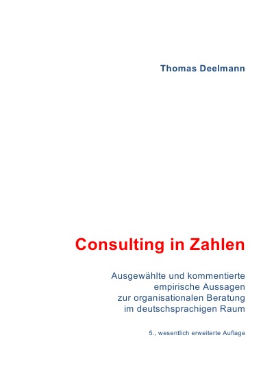 'Consulting in Zahlen'-Cover