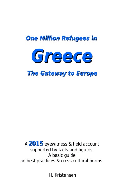 'Cover von One Million Refugees in Greece, The Gateway to Europe'-Cover