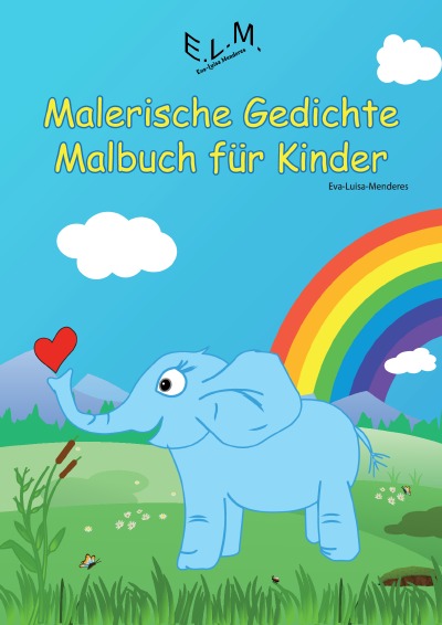 'Malerische Gedichte. Malbuch für Kinder ab 6 Jahre.'-Cover