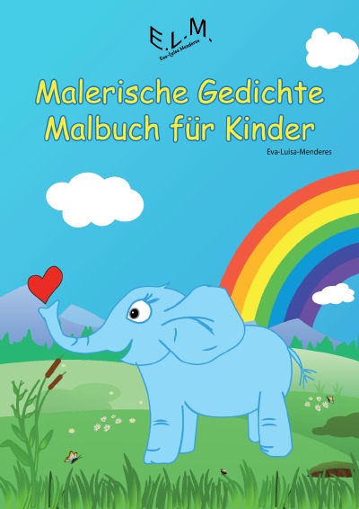 'Cover von Malerische Gedichte. Malbuch für Kinder ab 6 Jahre.'-Cover