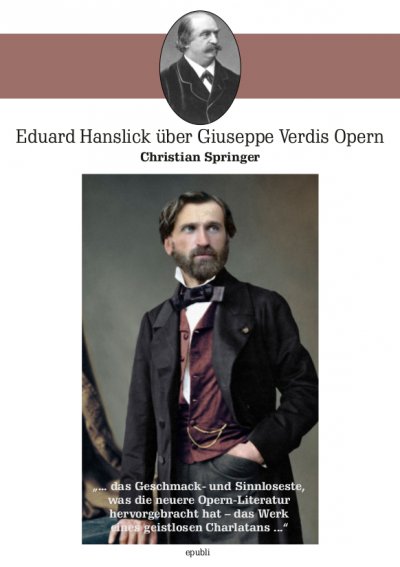 'Eduard Hanslick über Giuseppe Verdis Opern'-Cover
