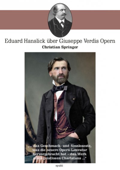 'Cover von Eduard Hanslick über Giuseppe Verdis Opern'-Cover