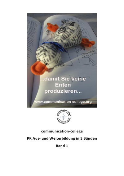 'Cover von communication-college – PR Aus- und Weiterbildung in 5 Bänden – Band 1'-Cover