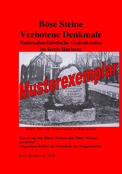 'Böse Steine- Nationalsozialistische Denkmale im Landkreis Harburg'-Cover
