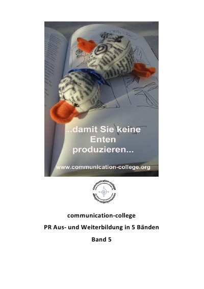 'Cover von communication-college – PR Aus- und Weiterbildung in 5 Bänden – Band 5'-Cover