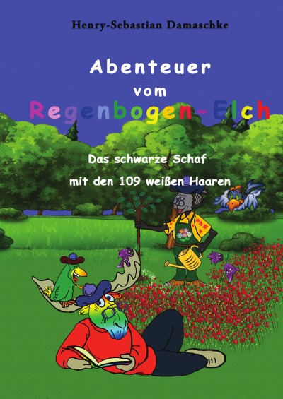 'Abenteuer vom Regenbogen-Elch'-Cover