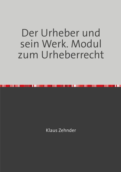 'Der Urheber und sein Werk'-Cover