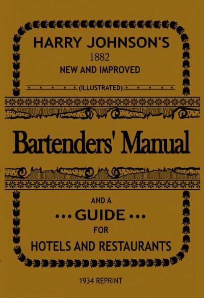 'Bartenders‘ Manual'-Cover