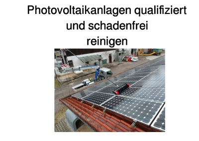 'Photovoltaikanlagen qualifiziert und schadenfrei reinigen'-Cover