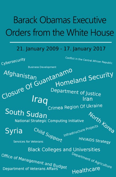 'Cover von Barack Obamas Executive Orders from the White House'-Cover