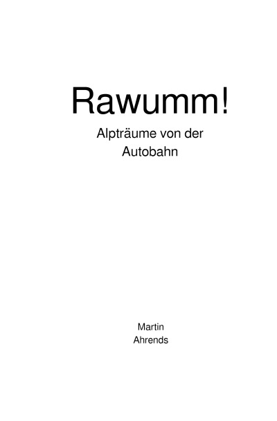 'Cover von Rawumm!'-Cover