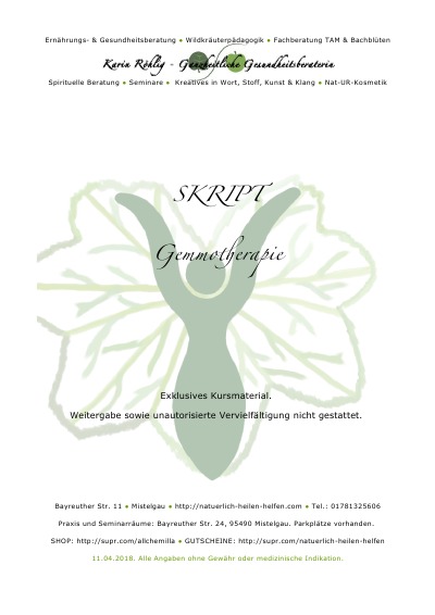 'Cover von Gemmotherapie'-Cover