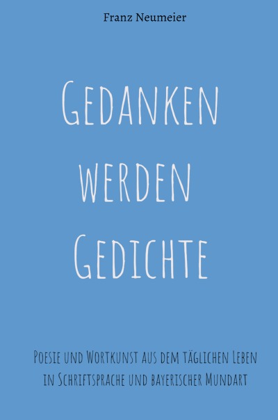 'Cover von Gedanken werden Gedichte'-Cover