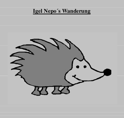 'Igel Nepo´sWanderung'-Cover