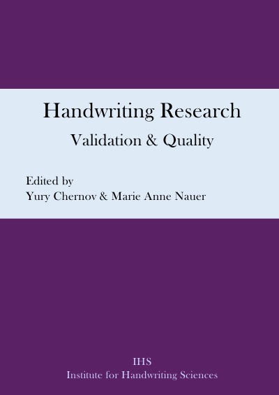 'Handwriting Research'-Cover