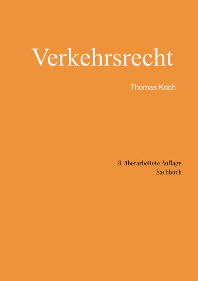 'Cover von Verkehrsrecht'-Cover