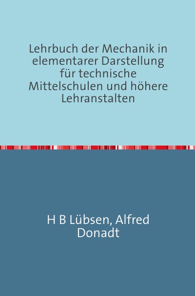 'Lehrbuch der Mechanik in elementarer Darstellung'-Cover