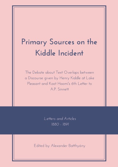 'Cover von Primary Sources on the Kiddle Incident.'-Cover