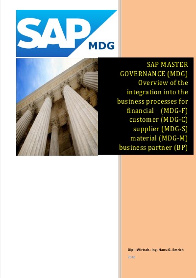 'SAP Master Data Governance – Overview of the integration into the business processes for – financial (MDG-F)   – customer (MDG-C)  – supplier (MDG-S) –  material Data (MDG-M)  – business partner (BP)  – ARIBA'-Cover