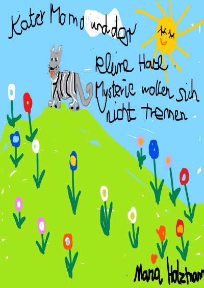 'Cover von Momo der Kater und Mysterie der kleine Hase wollen sich nicht trennen.'-Cover