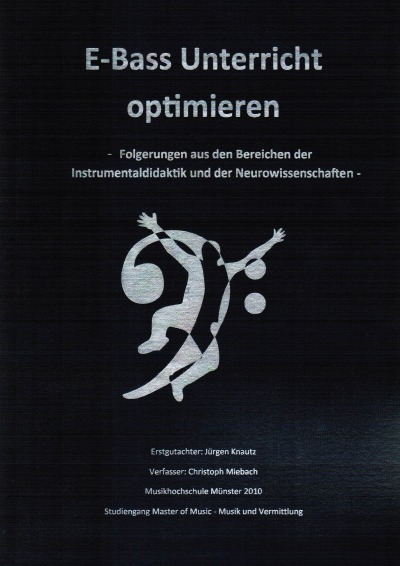 'Cover von Masterarbeit zum Thema „E-Bass Unterricht optimieren“'-Cover