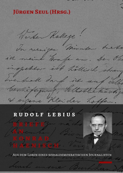 'Rudolf Lebius: Briefe an Konrad Haenisch'-Cover