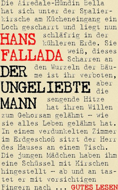 'Cover von Der ungeliebte Mann'-Cover