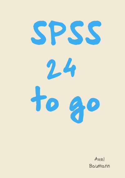 'SPSS 24 to go'-Cover