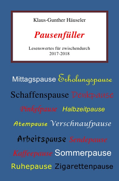 'Pausenfüller'-Cover