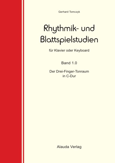 'Cover von Rhythmik- und Blattspielstudien für Klavier oder Keyboard'-Cover