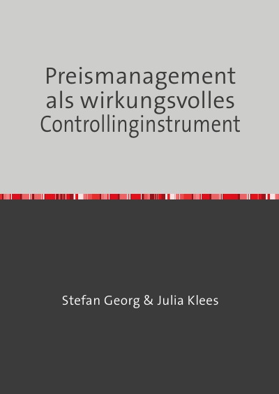 'Cover von Preismanagement als wirkungsvolles Controllinginstrument'-Cover