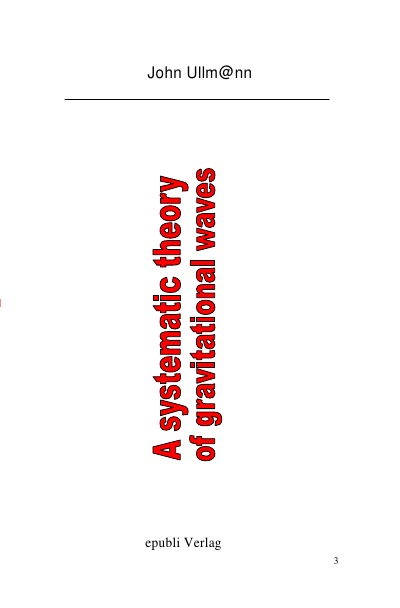 'Cover von A systematic theory of gravitational waves'-Cover