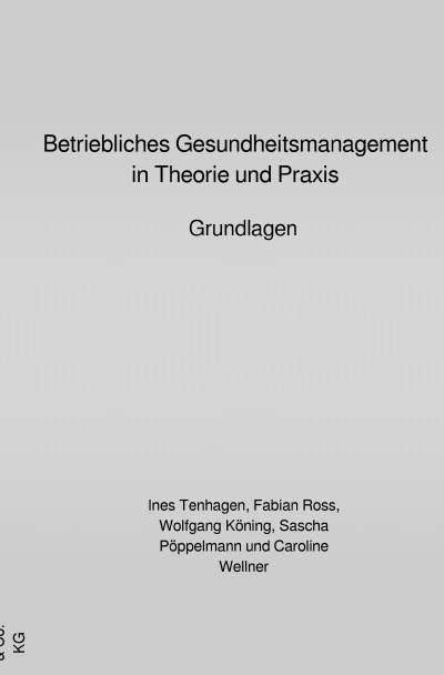 'Cover von Betriebliches Gesundheitsmanagement in Theorie und Praxis'-Cover