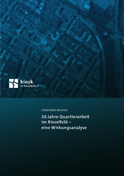 'Cover von 20 Jahre Quartierarbeit im Rieselfeld – eine Wirkungsanalyse'-Cover