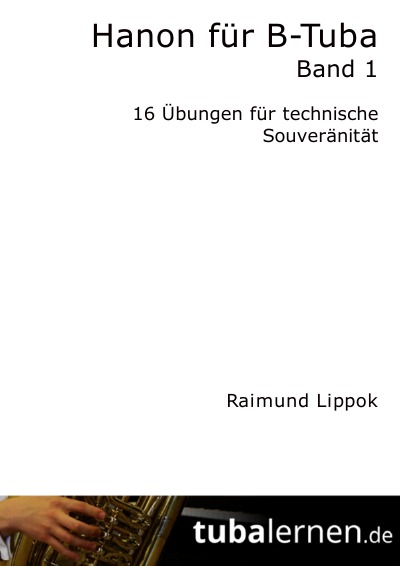 'Cover von Hanon für B-Tuba – Band 1'-Cover