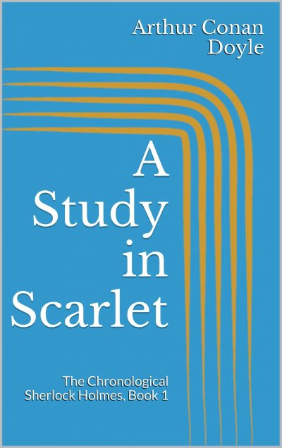 'A Study in Scarlet'-Cover