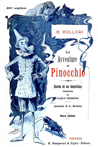 'Le avventure di Pinocchio (Edizione Originale Illustrata)'-Cover