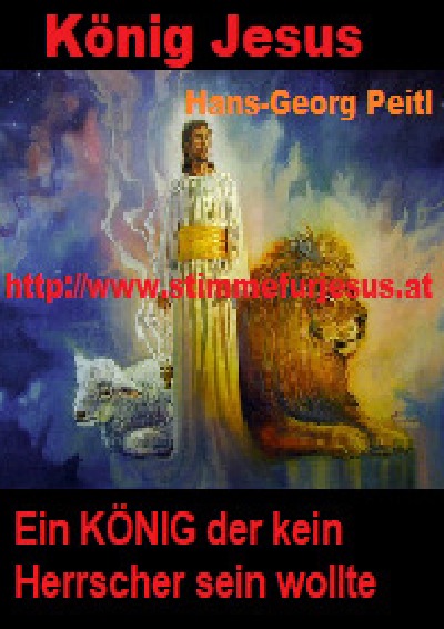 'König JESUS, ein KÖNIG der kein Herrscher sein wollte'-Cover