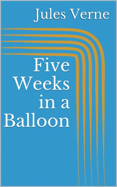 'Five Weeks in a Balloon'-Cover