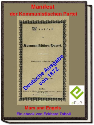 '„Manifest der Kommunistischen Partei“ (deutsche Ausgabe 1872)'-Cover