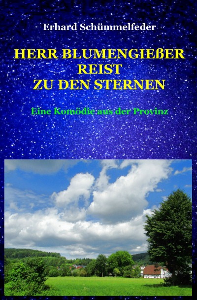 'Herr Blumengießer reist zu den Sternen'-Cover