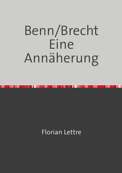 Cover von %27Benn/Brecht Eine Annäherung%27