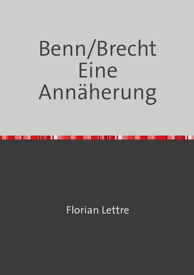 'Cover von Benn/Brecht Eine Annäherung'-Cover